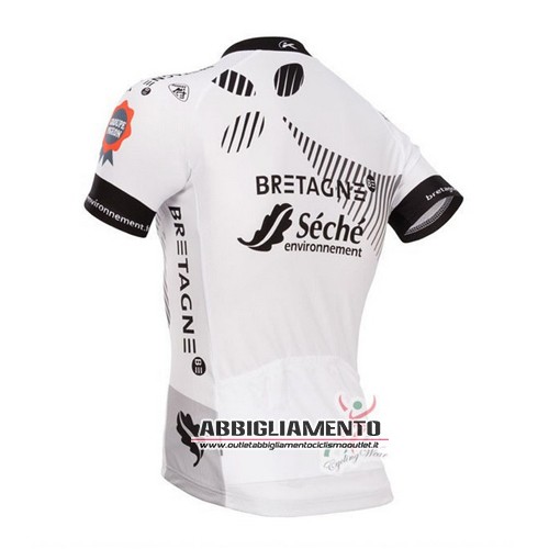 Abbigliamento Bretagne Séché2015 Manica Corta E Pantaloncino Con Bretelle Bianco - Clicca l'immagine per chiudere